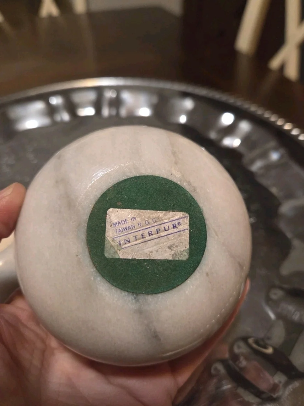 Marble Tea Light Candle Holders